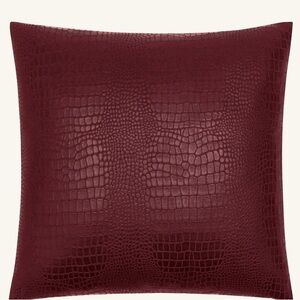Patricia Nash Faux Croc Collection Euro Sham, Euro Sham
26" x 26", Plum NWT
